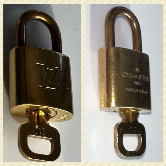 Louis Vuitton lock and key #310 Golden LV LOCK & KEY - Picture 5 of 7